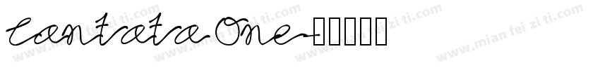 Cantata One字体转换